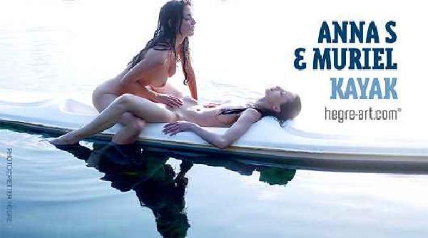 Anna S dan Muriel kayak
