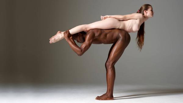 Emily og Mike akrobatik