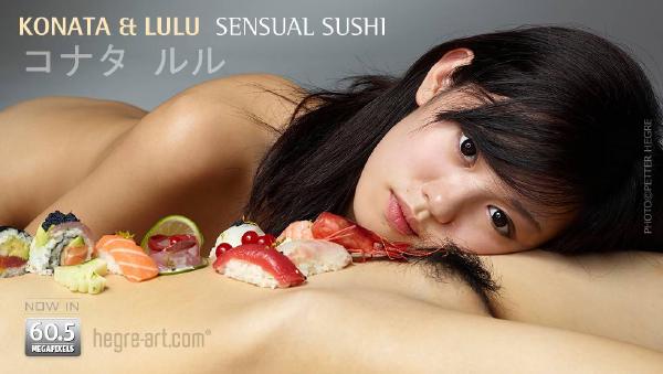 Konata og Lulu sensuel Sushi